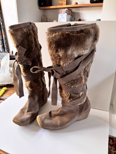 Y2k patchwork faux fur - patchwork, up