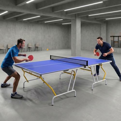 9ft table tennis - table,, with