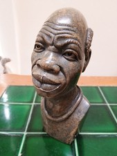 African Elder Stone Carved