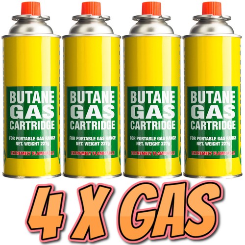 Butane gas bottles cans - 4, x