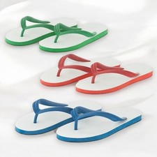 Changdao Thai Elephant Flip-Flops Sandal Rubber EVA Durable Casual Beach 3 pairs