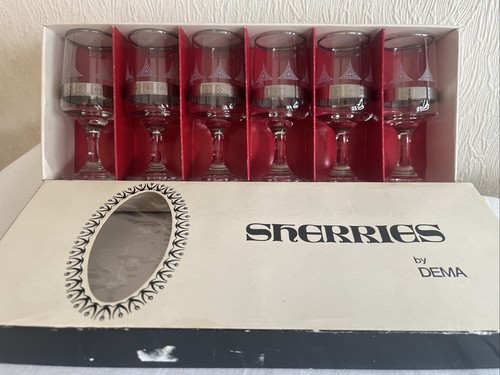 Dema sherry glasses set - glasses,