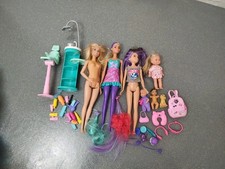 Barbie Small Mixed Bundle X3 Dolls And Extras