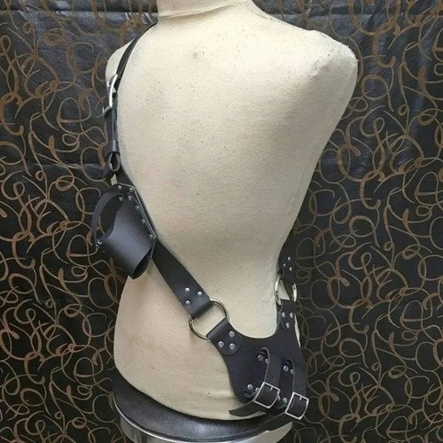 Pirate leather strap costume - strap,