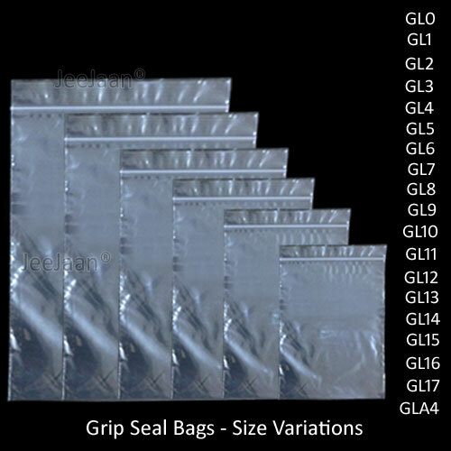 Grip seal bags self resealable - grip,