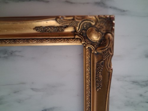 Gold picture frame - gold,