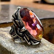 925 Men Silver Large Zultanite