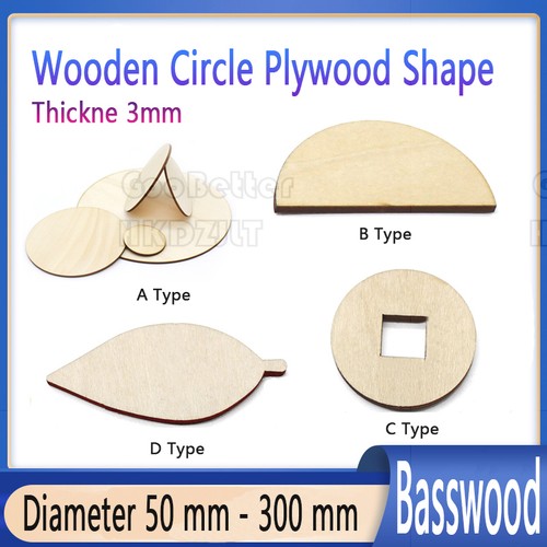 Wooden circle plywood shape - plywood,