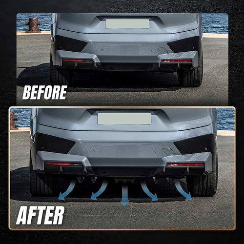 Glossy rear bumper lip - glossy,