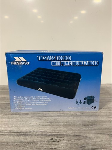 Trespass flocked battery pump - trespass,