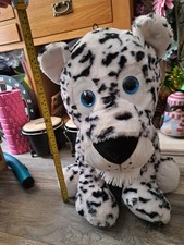 snow leopard soft toy large 