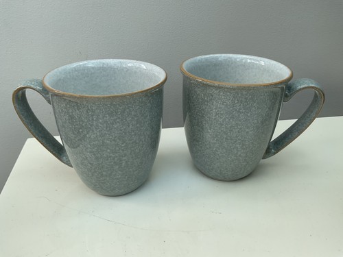Denby speckle mugs - 2x,