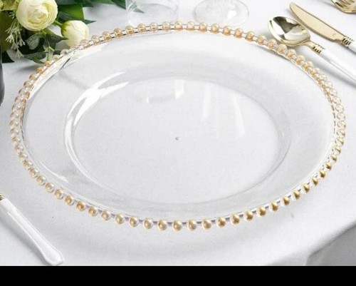 12x elegant gold beaded - elegant,