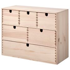 IKEA 6 Mini Chest of Drawers Birch Wooden shelf Shelving units Display drawers