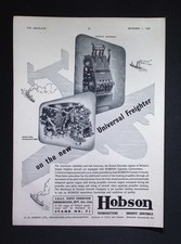 Original 1950 Advert Hobson