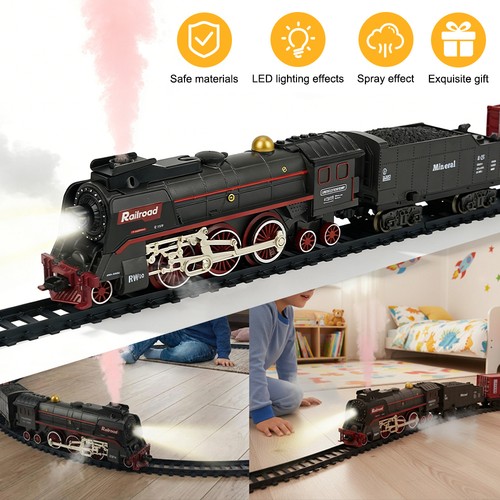Large train set for kids - train, 4-8