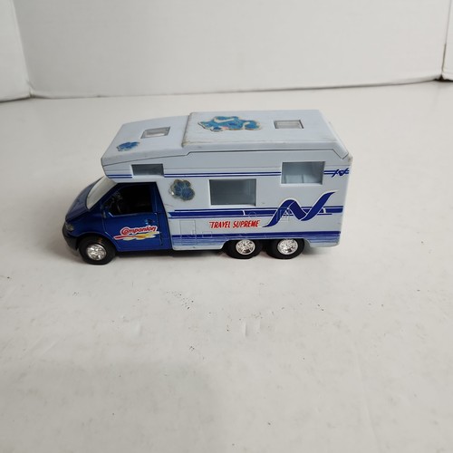 Wheel blue summer camper - 6-wheel,
