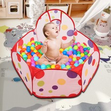 Portable Indoor Kids Baby Children Game Play Toy Tent House Ocean Ball Pit Pool