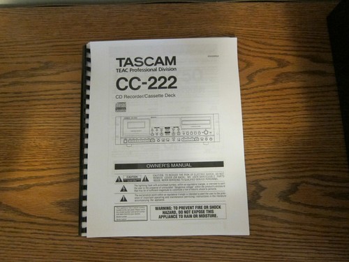 Owners manual operating - , for