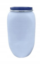 New Quality Plastic Open Top Barrel Drum Keg With Lid & Closure - 80 litre 