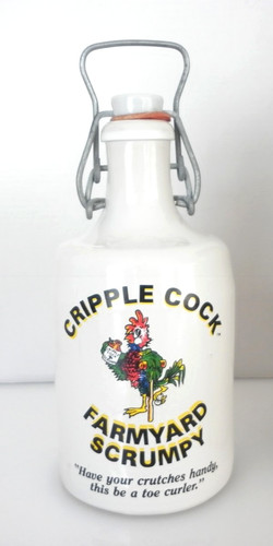 Vintage stoneware cripple cock - vintage,