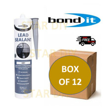 12x Grey Flash Mate Silicone Lead Sealant Roofing Flashing Leaks Repair Sheet