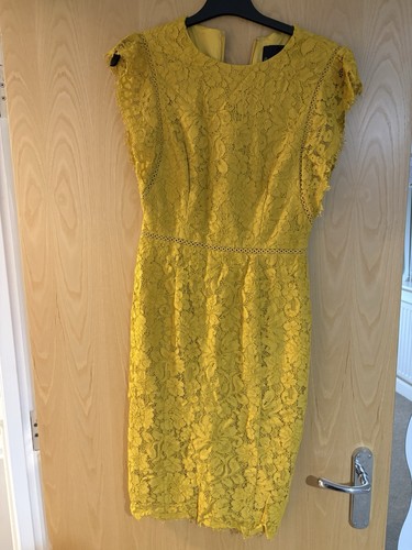 Phase eight yellow lace dress - yellow,