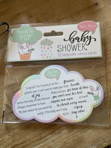 Baby shower advice - cards, pack
