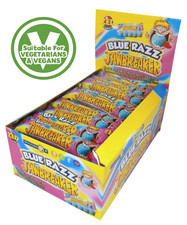 ZED CANDY - BLUE RAZZ JawBreakers VEGAN HALAL Retro Sweets
