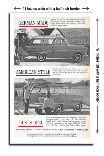 1959 opel caravan german made - 1959,