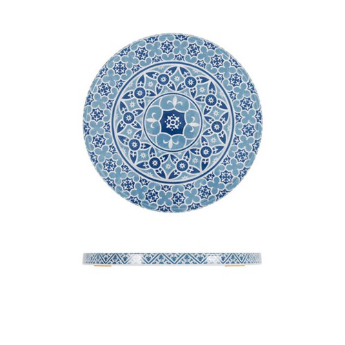 Blue moroccan printed - moroccan, melamine