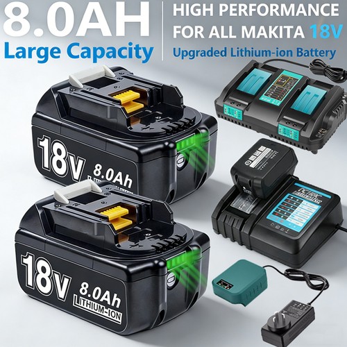 For makita 18v - 18v, 8.0ah