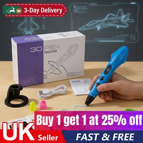 Printing fighter pen - 3d, set
