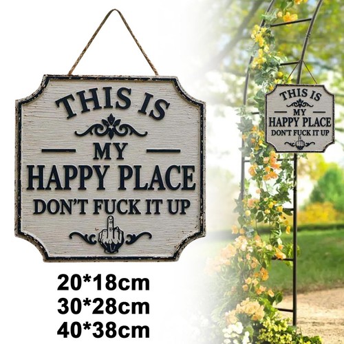 Funny garden sign this - this, my