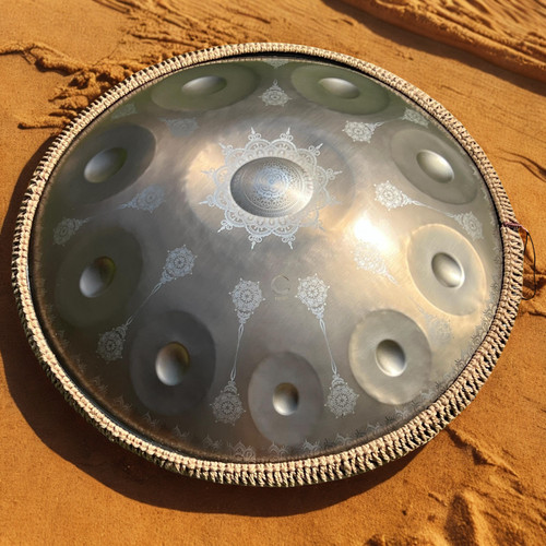 Gold yantra handpan - yantra, handpan,