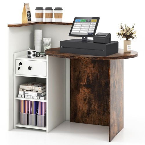 Reception desk front counter - desk,