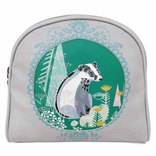House of Disaster Designs Nordikka Badger Make Up Bag Cosmetic Travel Gift Pouch