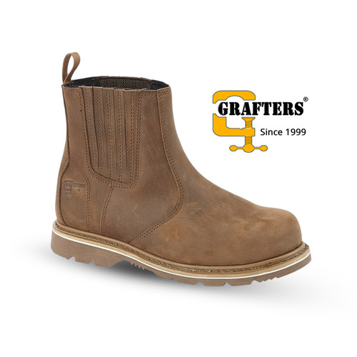 Mens grafters safety boots - mens,