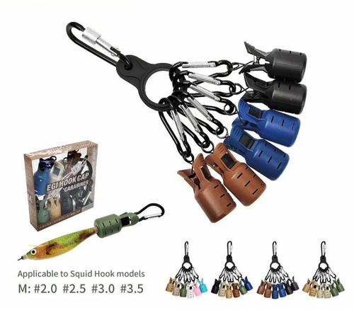 6pcs squid jig - hook, protector