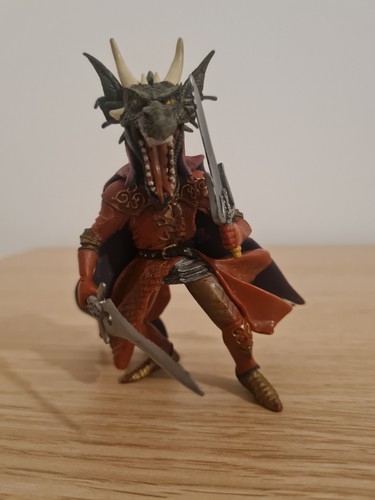 2005 papo fire dragon knight - dragon,