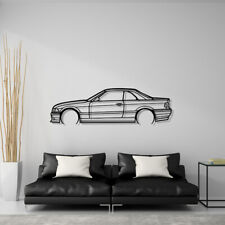 BMW E36 HARDTOP Silhouette Steel Wall Decor Decoration Art CABRIO CONVERTIBLE M3