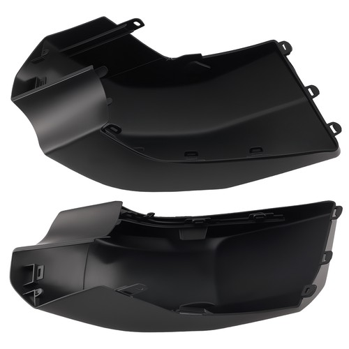 Bumper end rear black left - bumper,