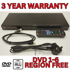 Panasonic DMP-BDT130 3D Smart Blu-Ray / DVD Player Black Remote Multi Region
