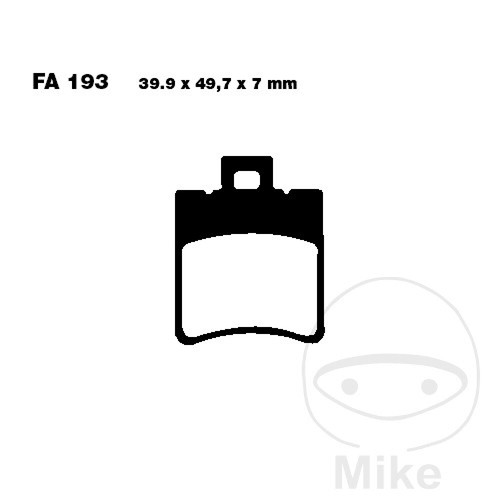 Pair ebc brake pads - pair,