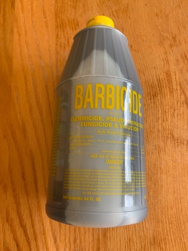 Barbicide disinfectant - barbicide,