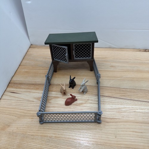 Playmobil rabbit hutch with - playmobil,