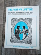 MUHAMMAD ALI vs Joe Frazier Souvenir Programme 1971 Madison Square Gardens