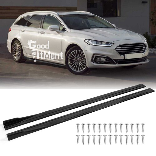 Gloss black side skirts - gloss,