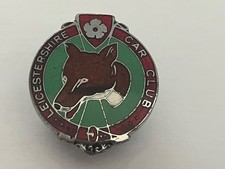 LEICESTERSHIRE CAR CLUB ENAMEL