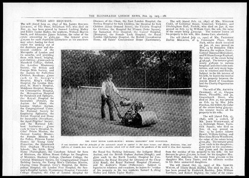 1905 antique print invention - antique,